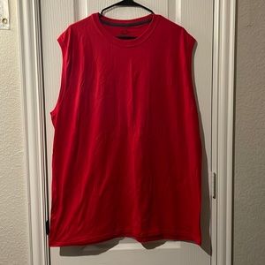 XL Fruit Of The Loom Red Comfort Sleeveless Tank Top